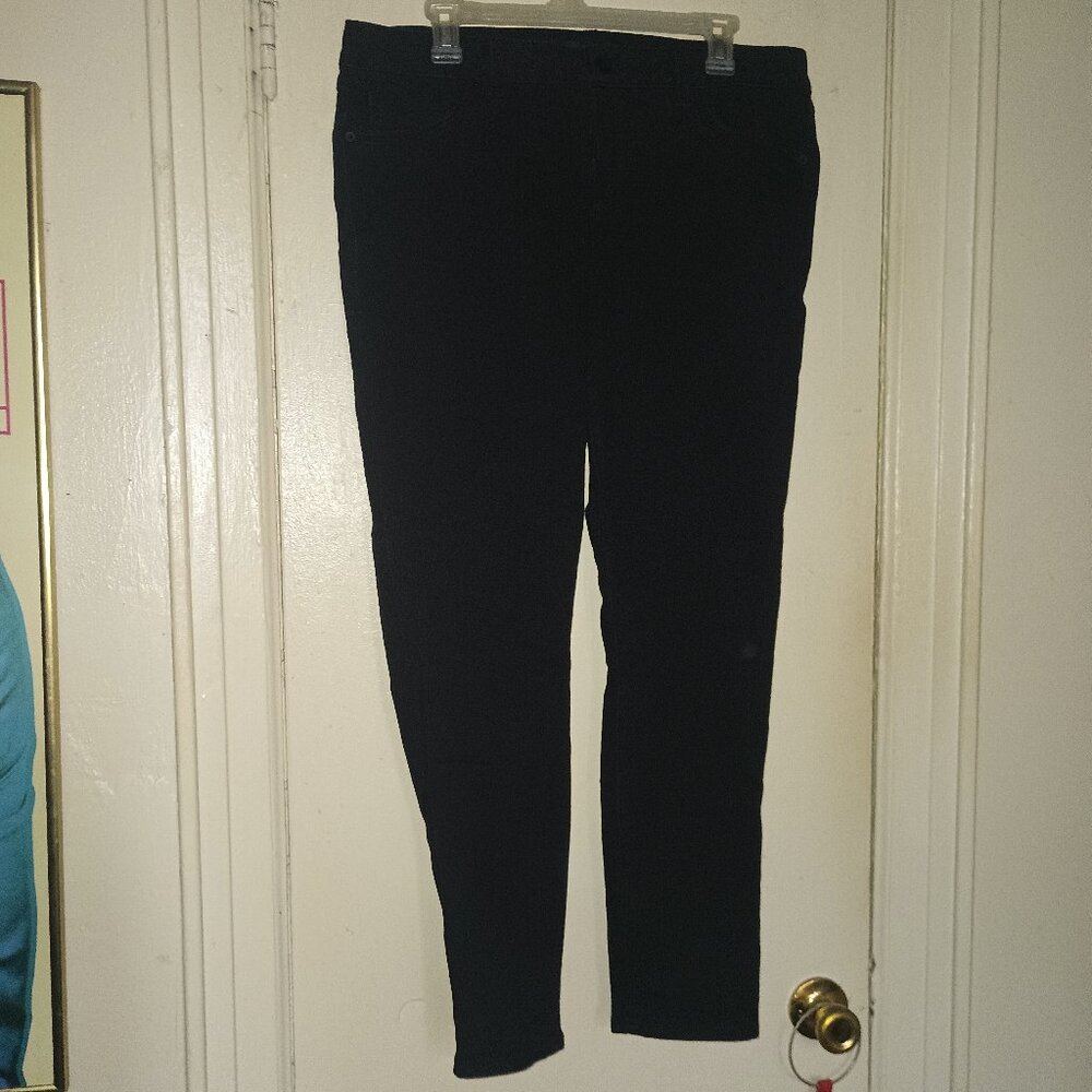 Blue Spice Black Skinny Jeans Size 18